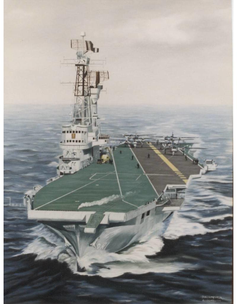 MBT HrMs aircraft carrier "Karel Doorman" (1948) ex "HMS Venerable" (1942); vÌÎ_ÌÎ_r verb. - Construction drawing Scale 1 : 500 (10.11.047)