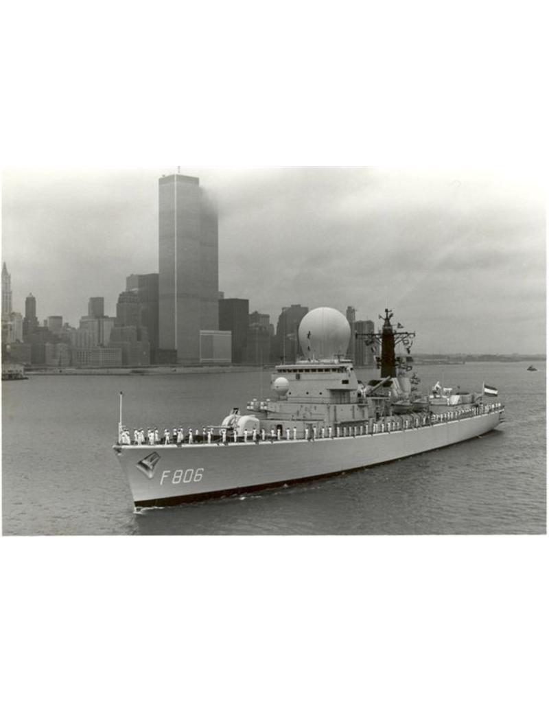 MBT HrMs guided-missile frigates "de Ruyter" F806 (1976), "Tromp" F801 (1975) - Construction plan Scale 1 : 500 (10.11.053)