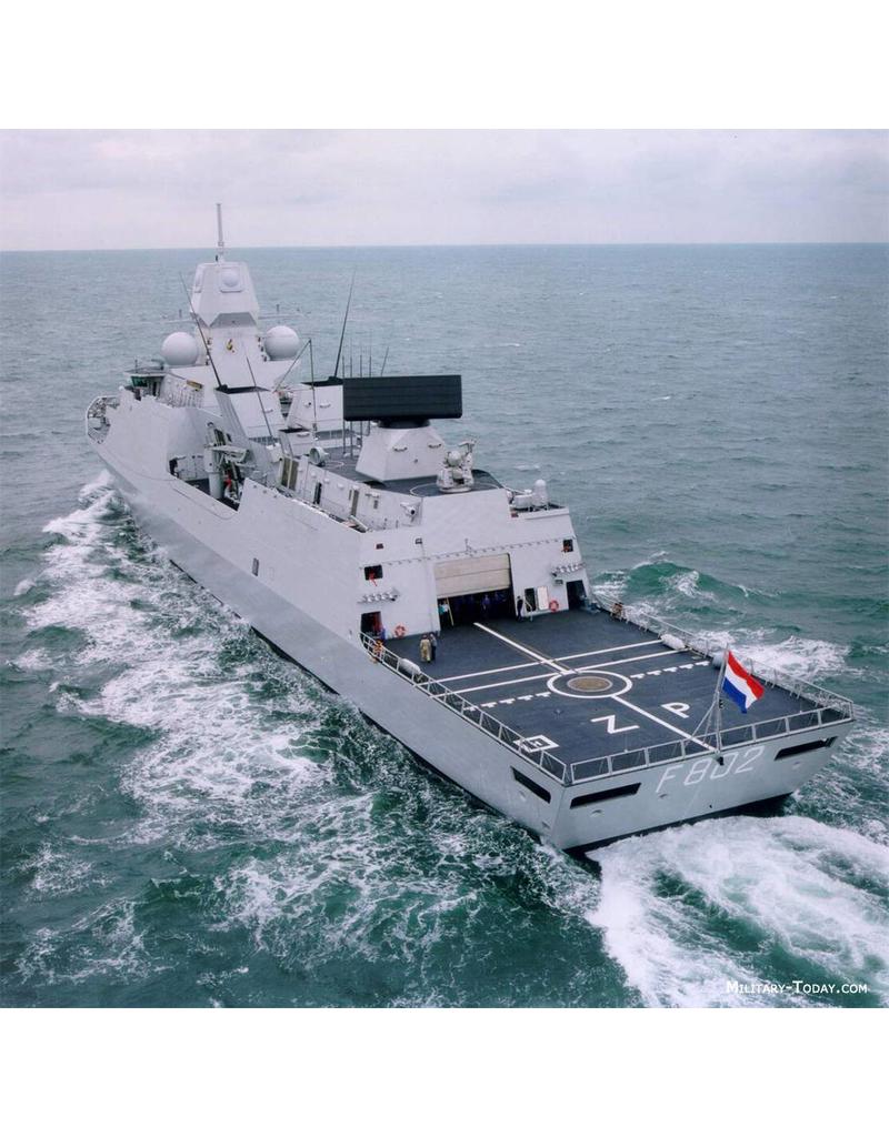 MBT HrMs Commando Frigate (LCF) "De Zeven Provincien" F802 (2002) - Construction drawing Scale 1:150 (10.11.062)