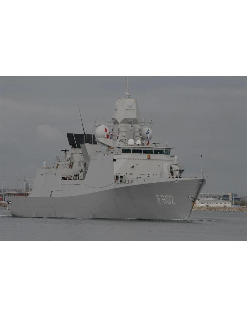 MBT HrMs Commando Frigate (LCF) "De Zeven Provincien" F802 (2002) - Construction drawing Scale 1:150 (10.11.062)
