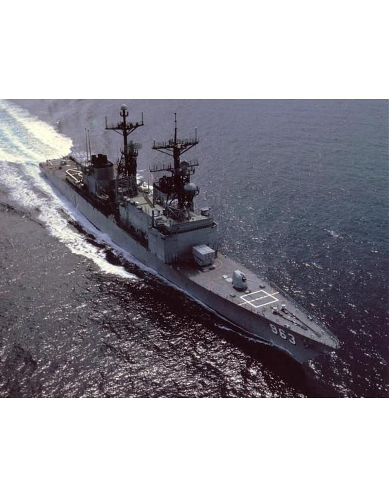 MBT Destroyer USS "Spruance" DD963 - Construction plan, scale 1:250 (10.11.075)