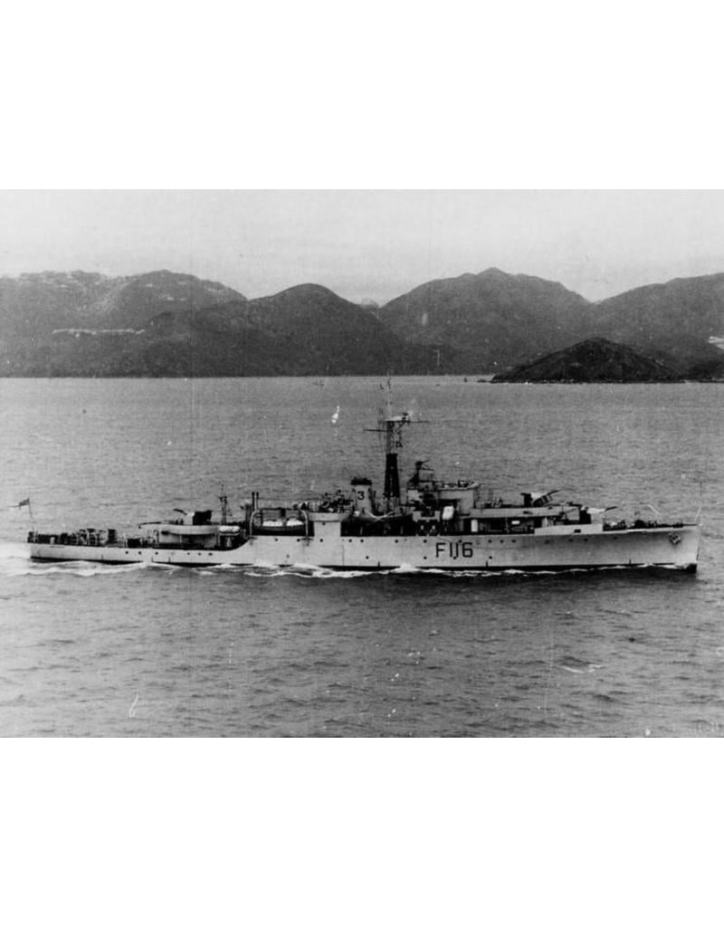 MBT Fregat HMS "Amethyst" F116 (1943) after reclassification; ex Modified "Black Swan" - Construction plan Scale 1 : 96 (10.11.095)