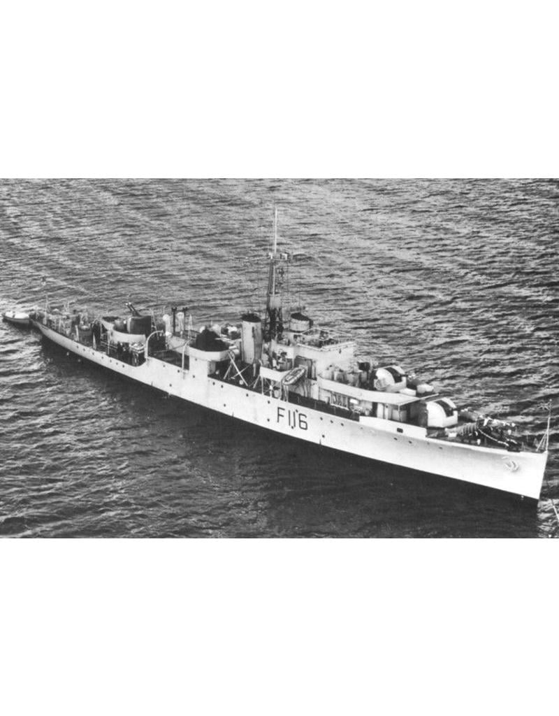 MBT Fregat HMS "Amethyst" F116 (1943) after reclassification; ex Modified "Black Swan" - Construction plan Scale 1 : 96 (10.11.095)