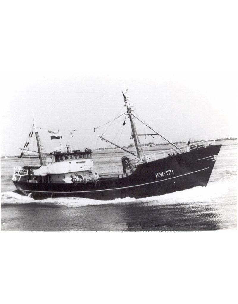 NVM 10.13.013 Motortrawler "Jan Maria" 171 KW (1963) - Reederei "Zusammenarbeit" Katwijk ein Meer.