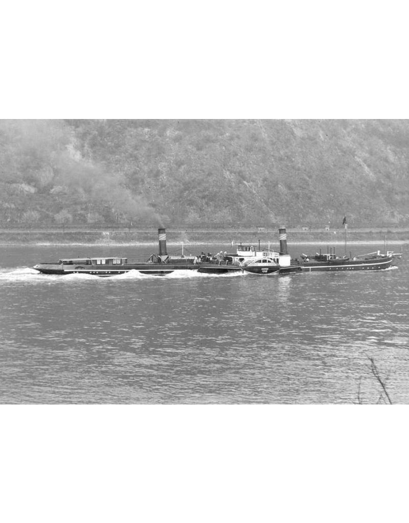 MBT 10.14.010 Rhine paddle tugboat ss "Brest" (1924) - CFNR, Strasbourg