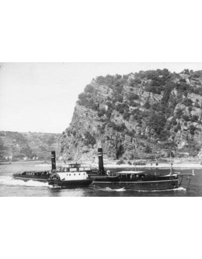 MBT 10.14.011 Rijn-radersleepboot ss "Dordrecht" (1922) - Standaard Transp. Mij, Rotterdam