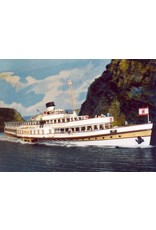 MBT Rhine paddle steamer passenger ship ss "Goethe" (1913), after extension (1949) - Köln Düsseldorfer GmbH - Construction Drawing Scale 1 : 100 (10.15.005)