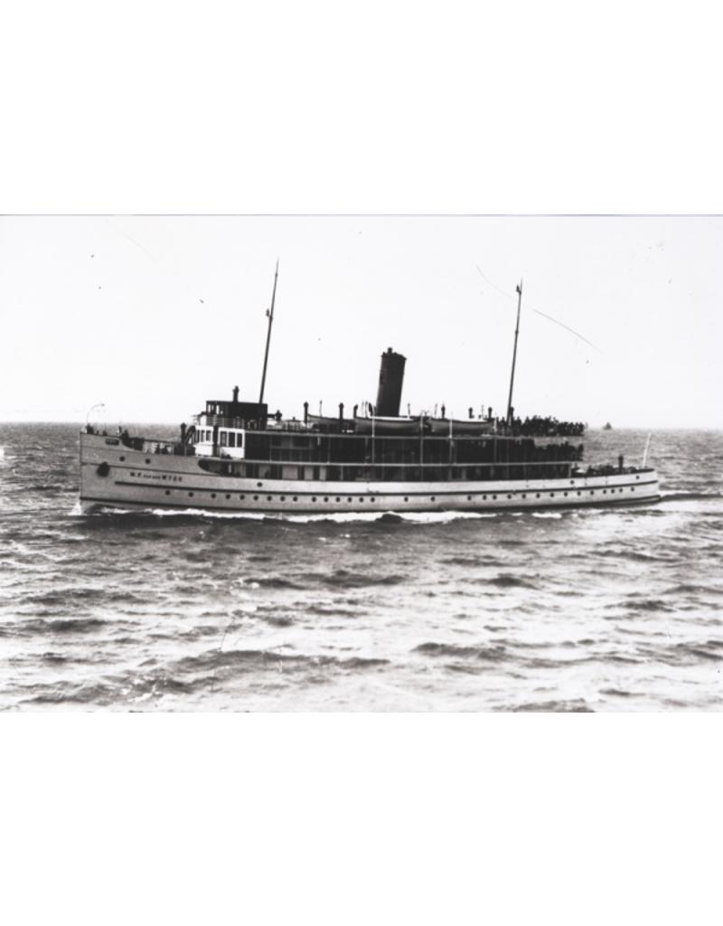 MBT Passagiersveerboot ss "Van Wijck" (1923) -Veerdienst Enkhuizen-Stavoren (Bosman - Alkmaar) - Bouwtekening Schaal 1 : 100 (10.15.018)