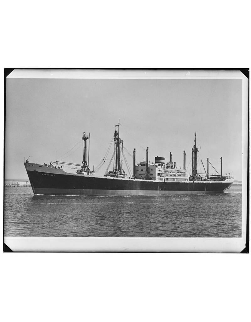 MBT 10.20.081 cargo ship ms "Ouwerkerk" (1954) - VNS; "Ommenkerk", "Oldekerk", "Oostkerk"