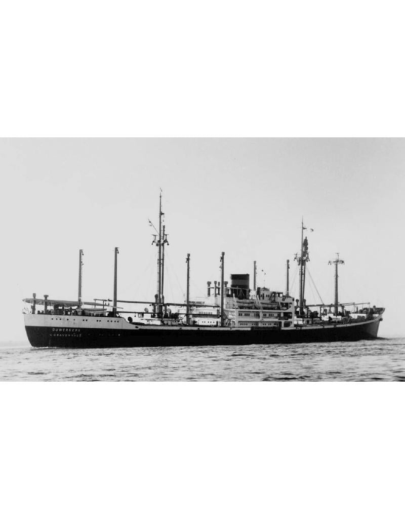 MBT 10.20.081 cargo ship ms "Ouwerkerk" (1954) - VNS; "Ommenkerk", "Oldekerk", "Oostkerk"