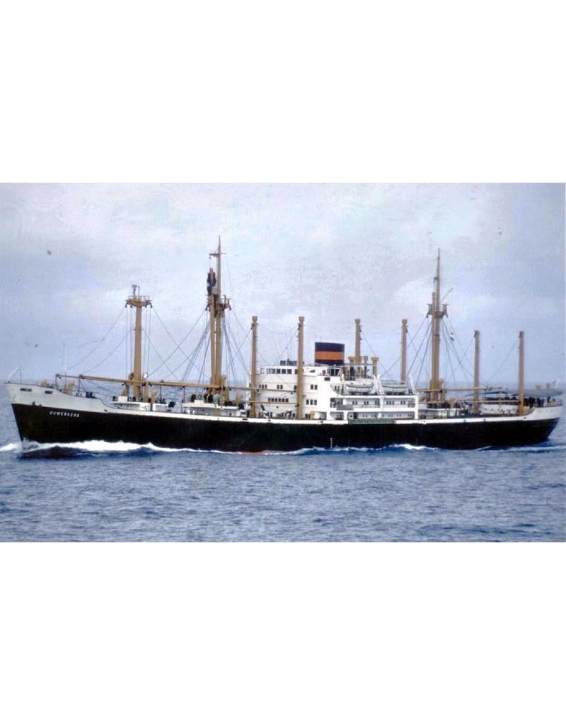 MBT 10.20.081 cargo ship ms "Ouwerkerk" (1954) - VNS; "Ommenkerk", "Oldekerk", "Oostkerk"