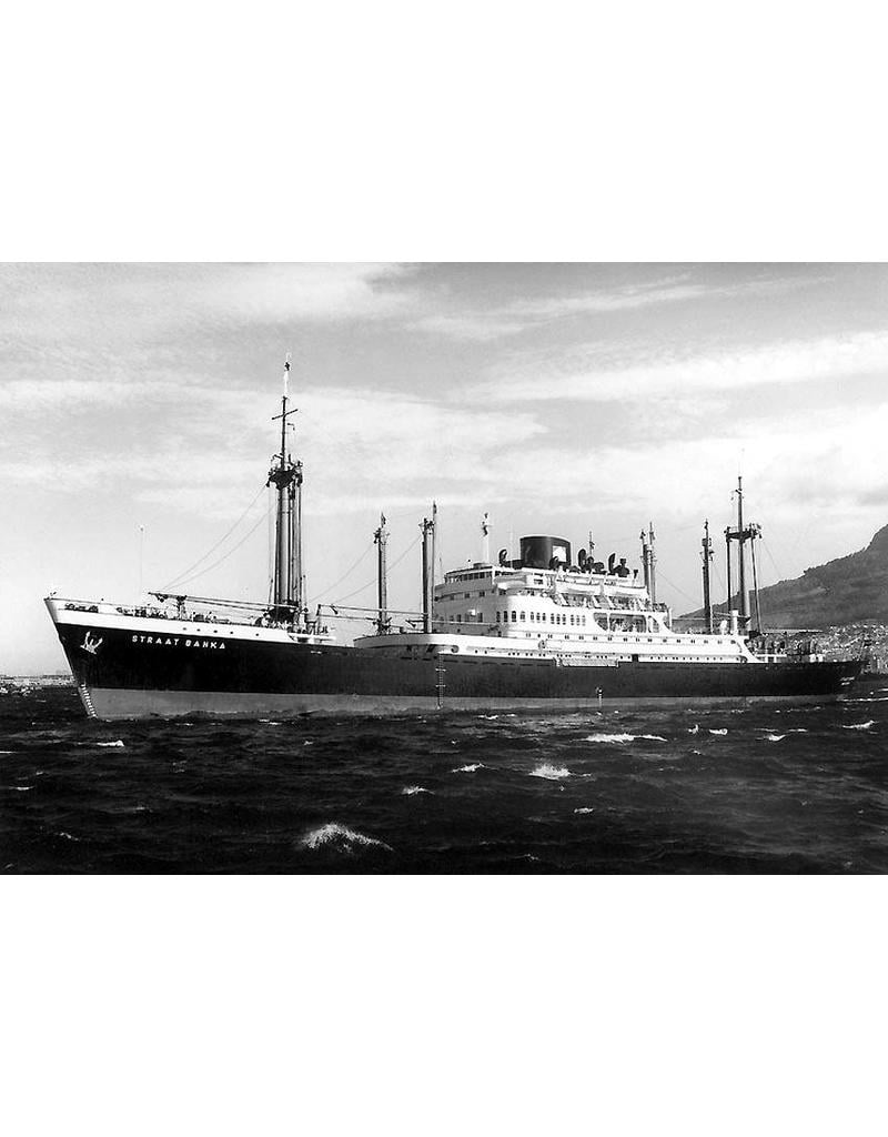 MBT 16.10.048 cargo ship MV "Straat Banka" (1951) - KJCPL - 1971 "Mercury Lake", 1978 scrapped