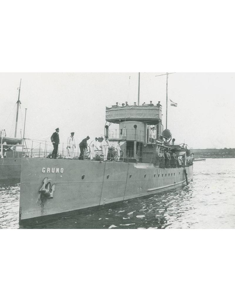 NVM 16.11.021 Armour HRMS Boat "Gruno" (1915); Brinio Klasse von 1935 Kanonenboot