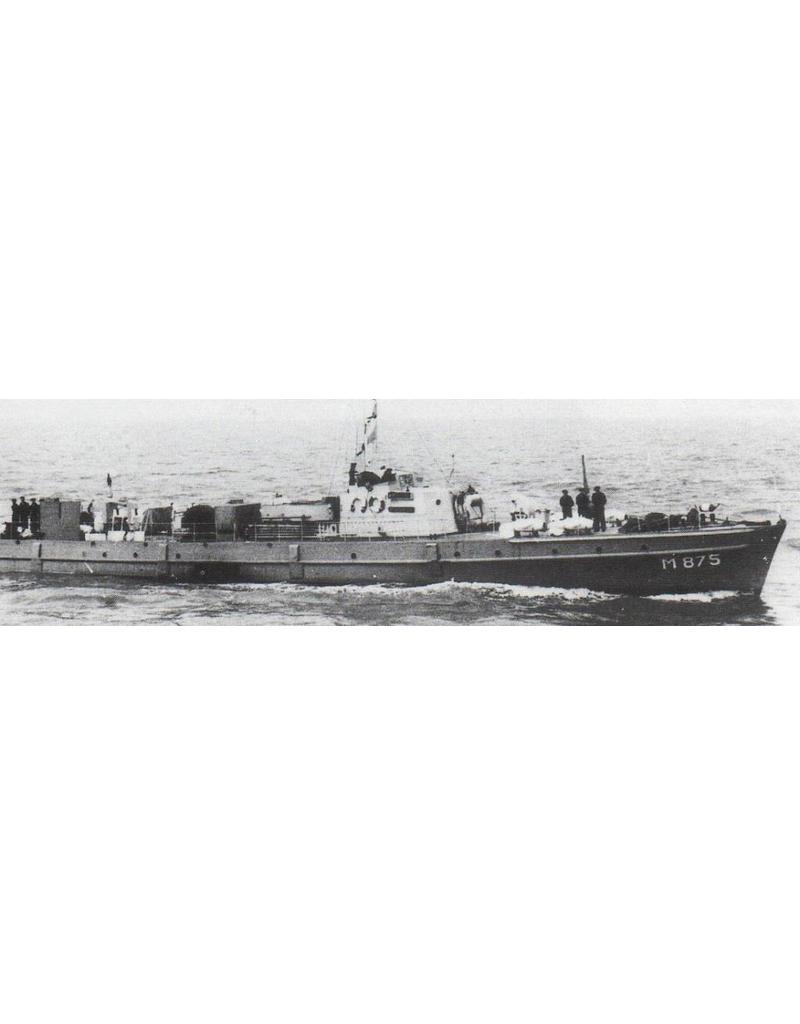 NVM 16.11.037 HRMS Minensuchboot "Stortemelk" M875 (1947) - Minensucher 21 / m 30 (1948)
