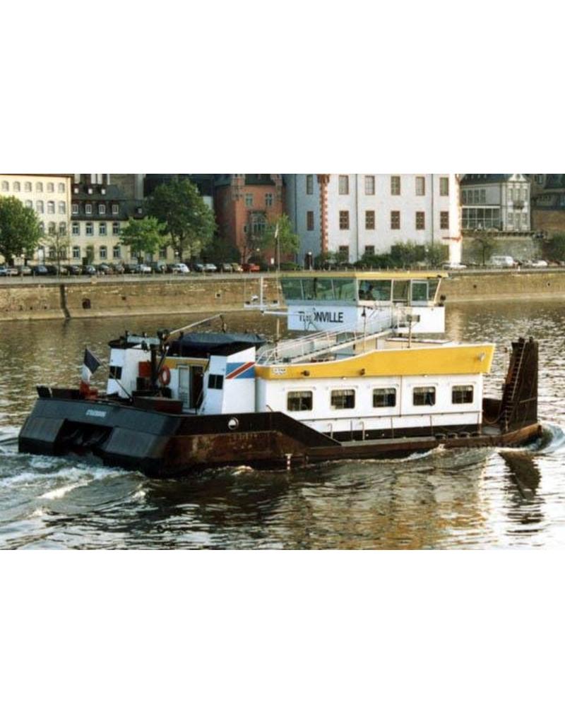 MBT 16.14.058 pusher tug MV Thionville (1963) - Comp. Francaise Navigation Rhenane - 1988 Saarlouis