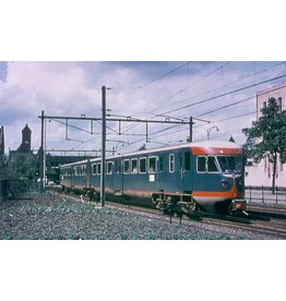 NVM 20.04.002 DE-2-Wagen-Zug 61-106 - ("Blauer Engel") auf 0 und H0 Spur