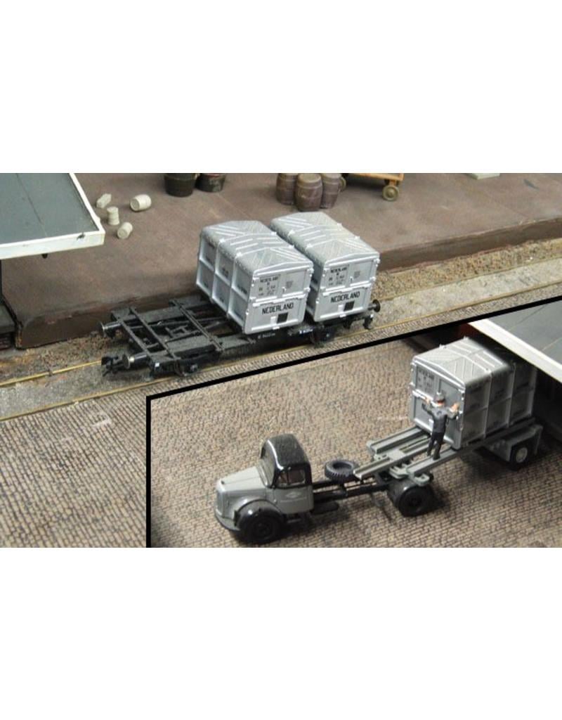 MBT 20.06.006 18 tons laadkistenwagen hhw NS 94621voor spoor I