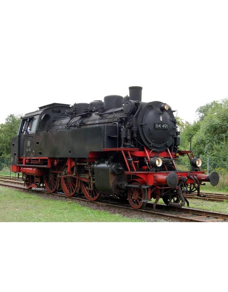 NVM 20.20.009 CD-Dampflokomotive Baureihe 64; für 7,25 "track ;. Autocad Zeichnungen, Feigen- und Beschreibung