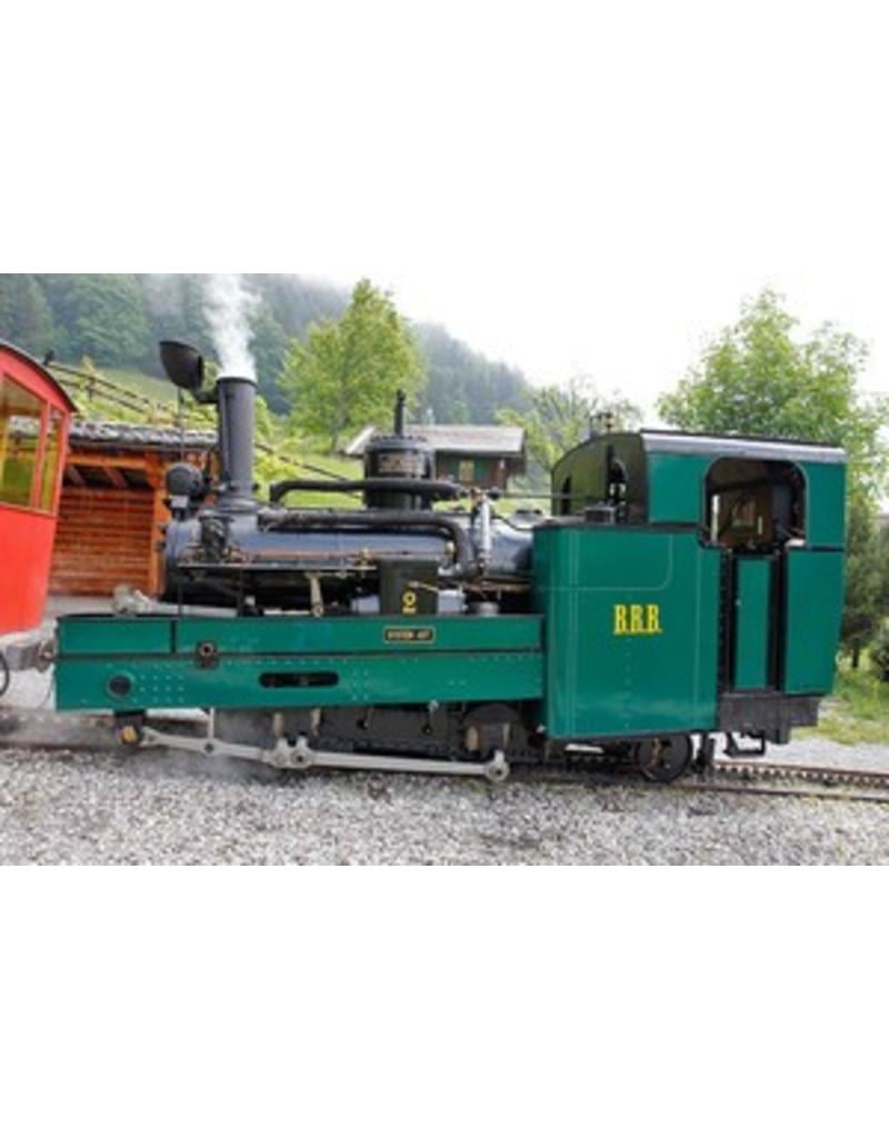 MBT 20.30.002 tandradlocomotief H 1-4 met rijtuig C21 - Brienz-Rothorn-Bahn voor spoor H0
