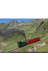 MBT 20.30.002 tandradlocomotief H 1-4 met rijtuig C21 - Brienz-Rothorn-Bahn voor spoor H0