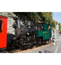 MBT 20.30.002 tandradlocomotief H 1-4 met rijtuig C21 - Brienz-Rothorn-Bahn voor spoor H0
