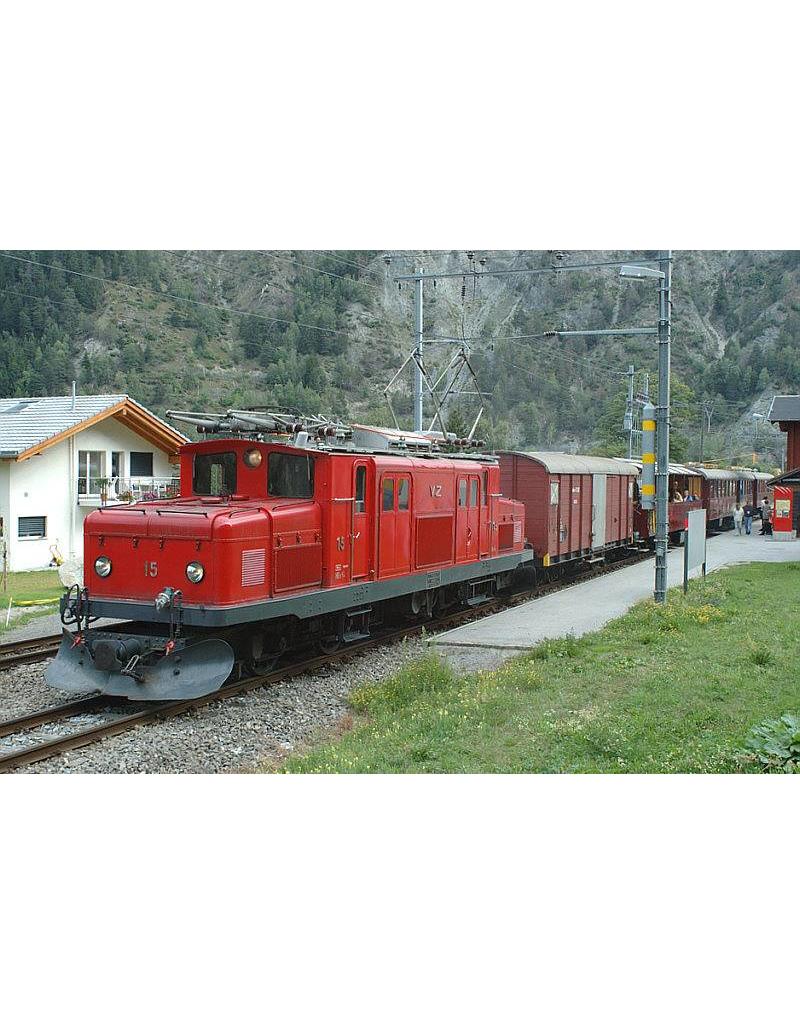 MBT 20.31.003 E-locomotief Hge 4/4 11-15 Brig-Visp-Zermatt-Bahn voor spoor 0