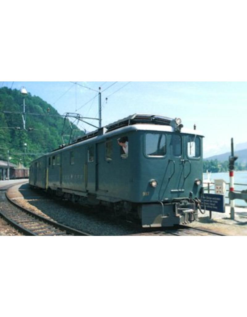 NVM 20.31.005 E-Lok Deh 4/6 901 bis 916; E-loc HGE 4/4 31-32 BVB; Schlitten Abhm 2/2 21.22