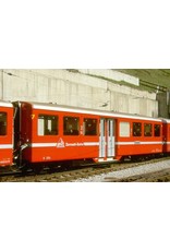 MBT 20.35.007 light alloy carriage A 2261-67 Brig-Visp-Zermatt Railway for H0 gauge