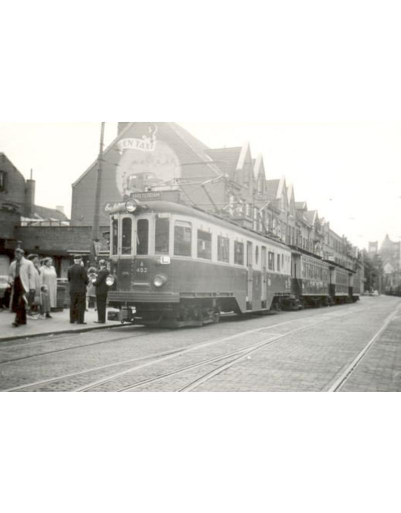MBT 20.73.011 motorrijtuig NZHVM A401-409, A451-459 - ("Boedapester");met volgrijtuig B401-409, B451-466