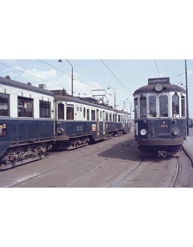 MBT 20.73.011 motorrijtuig NZHVM A401-409, A451-459 - ("Boedapester");met volgrijtuig B401-409, B451-466