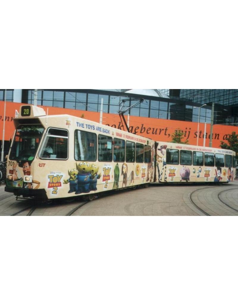 MBT 20.73.035 articulated tramcar RET 701 (Duewag, 1981)