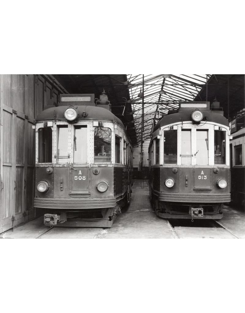 MBT 20.73.041 CD - NZH Triebwagen A 502 und Beiwagen B 501 (Blaue Straßenbahn) für Spur 1, 2,5"Spur