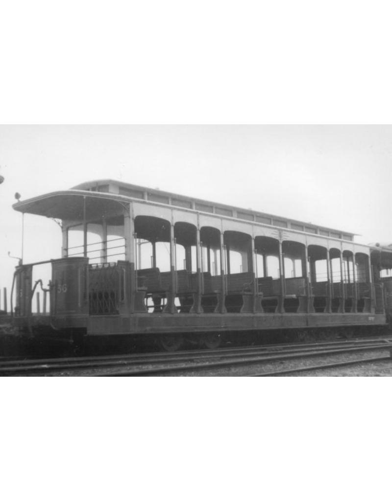 MBT 20.75.032 trailer carriage Gooische Stoomtram AB 33-36 (Werkspoor 1910) and 43-46 (Allan, 1920)