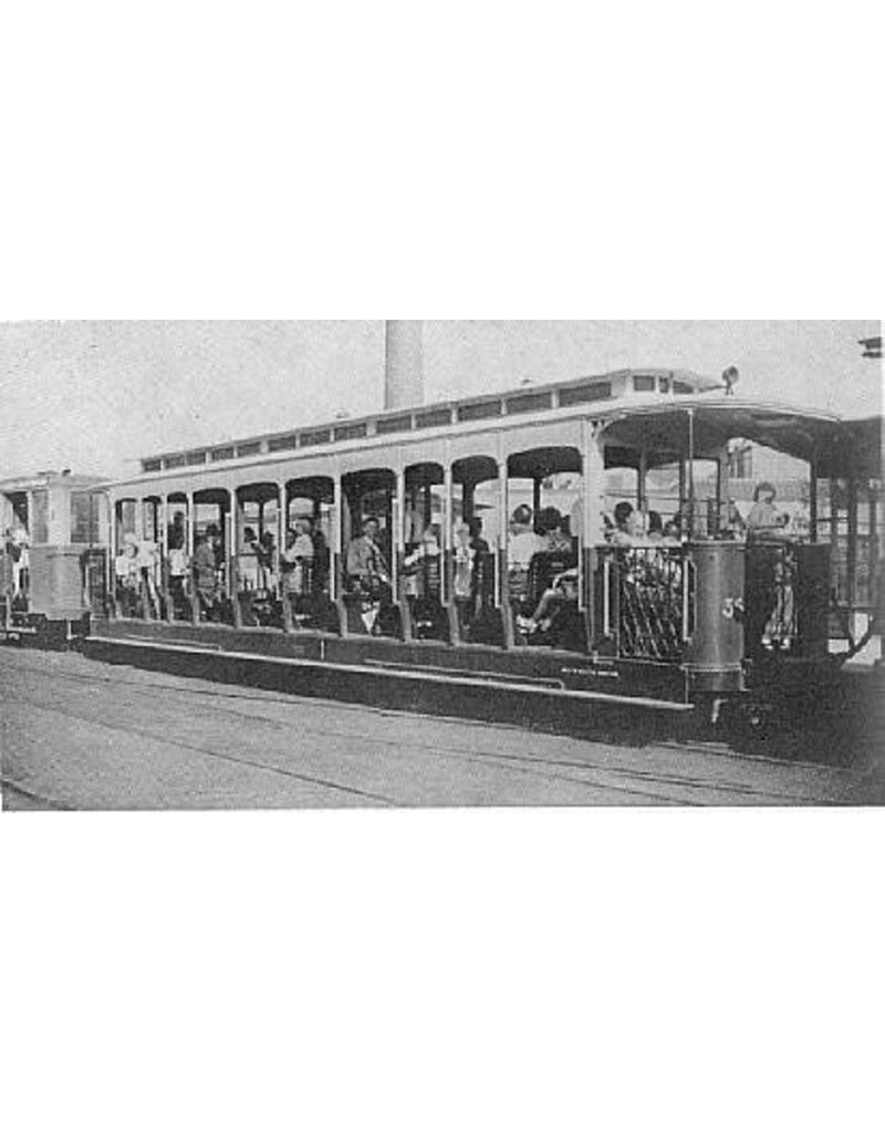 MBT 20.75.032 aanhangrijtuig Gooische Stoomtram AB 33-36 (Werkspoor 1910) en 43-46 (Allan, 1920)