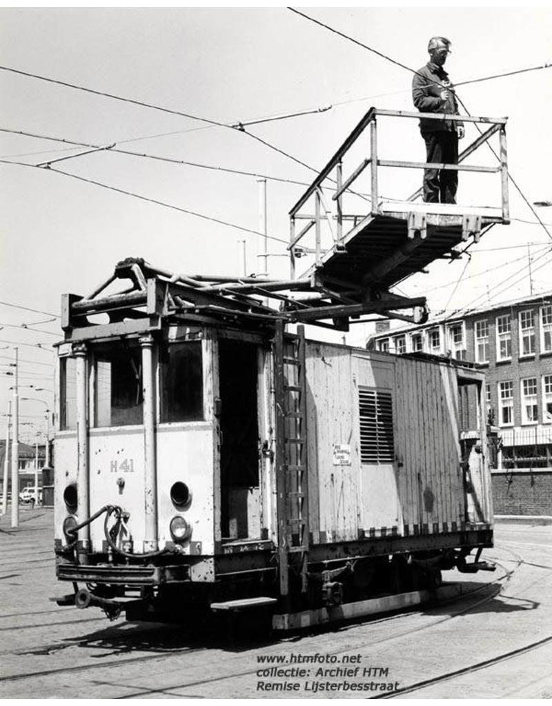 MBT 20.79.005 HTM bovenleiding montagewagen H4; "Dieseltinus"; voor spoor I