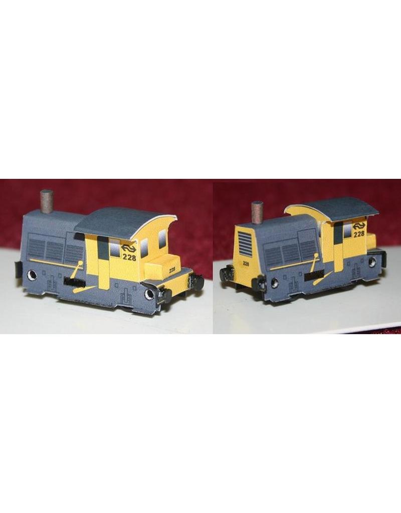 MBT DE-Lok NS 201 - 369 für Spur 0 - Bauzeichnung Maßstab 1 : 40 (29.02.077)