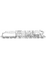 MBT Stoomlocomotief DB 03 001 - 298 - Bouwtekening Schaal 1 : 40 (29.00.591)
