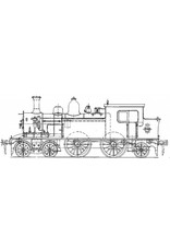 MBT Stoomlocomotief NS 5401 - 5405 - Bouwtekening Schaal 1 : 40 (29.00.601)