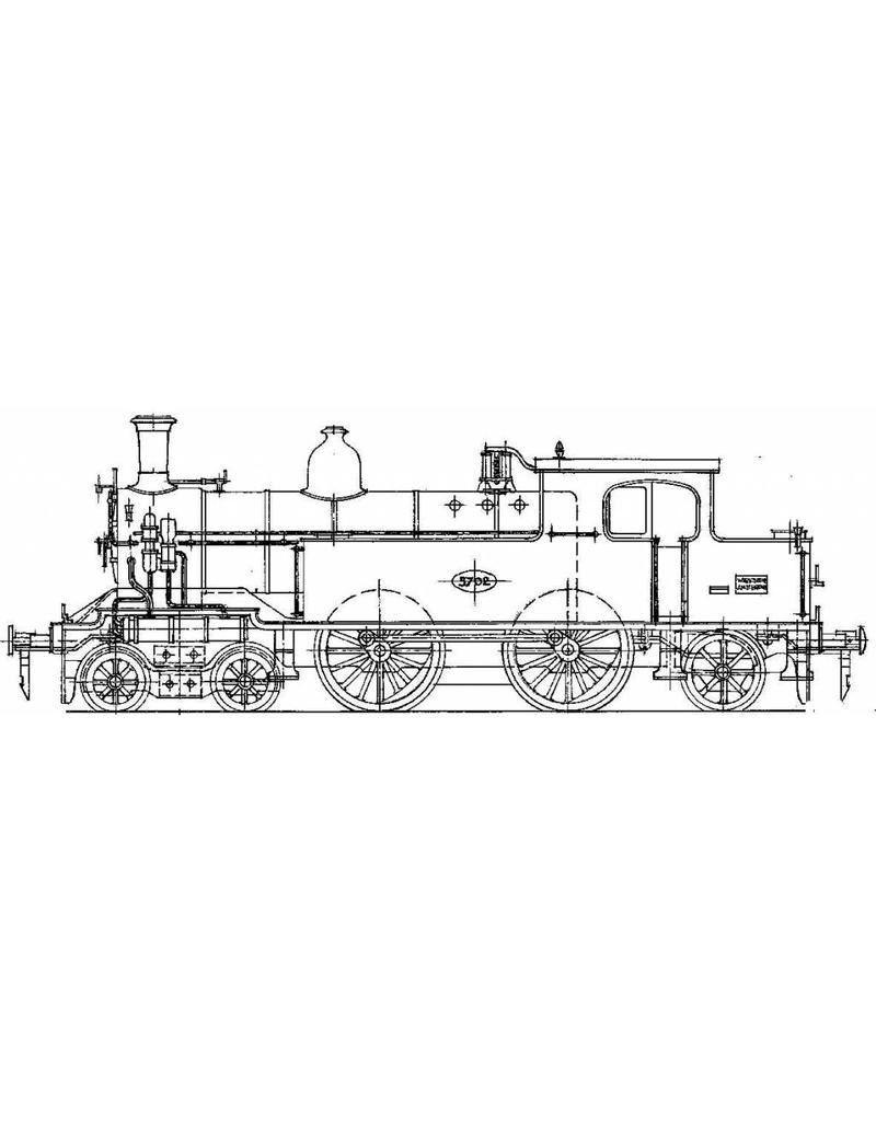 MBT Dampflokomotive NS 5701 - 5706 - Bauzeichnung Maßstab 1 : 40 (29.00.602)