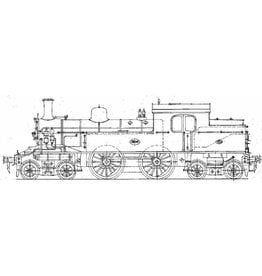 MBT Dampflokomotive NS 5806 - 5812 - Bauzeichnung Maßstab 1 : 40 (29.00.603)