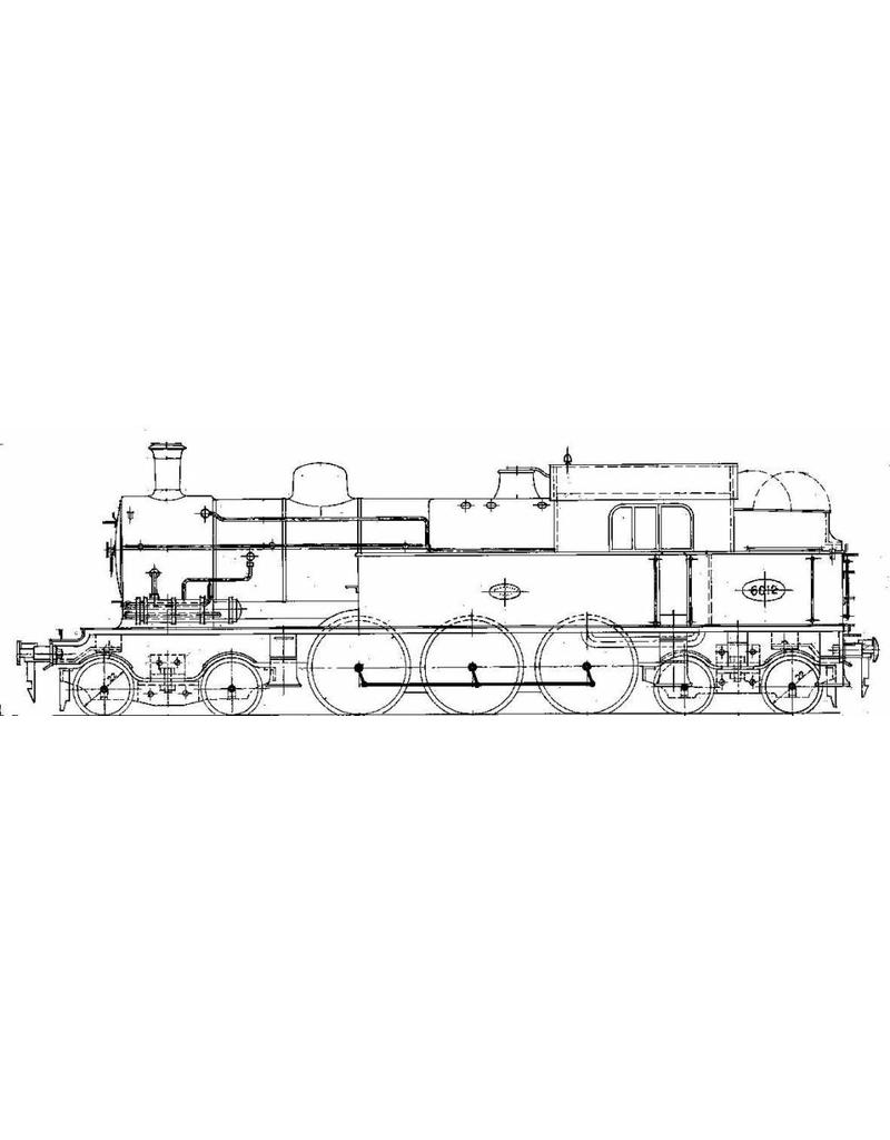 MBT Dampflokomotive NS 6001 - 6026 - Bauzeichnung Maßstab 1 : 40 (29.00.604)
