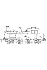 MBT Stoomlocomotief NS 7111 - 7125 - Bouwtekening Schaal 1 : 40 (29.00.607)