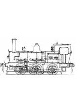 MBT Dampflokomotive NS 7701 - 7744 für Spur 0 - Bauzeichnung Maßstab 1 : 40 (29.00.109)