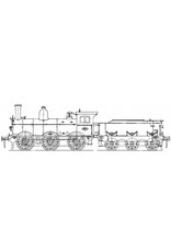 MBT Stoomlocomotief NS 3201 - 3247 - Bouwtekening Schaal 1 : 40 (29.00.610)