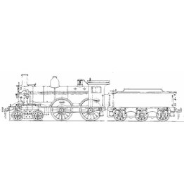 MBT Dampflokomotive NS 1901 - 1940 - Bauzeichnung Maßstab 1 : 40 (29.00.613)