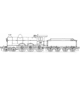 MBT Stoomlocomotief NS 3501 - 3508 - Bouwtekening Schaal 1 : 40 (29.00.615)