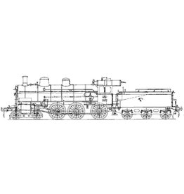 MBT Dampflokomotive NS 3501 - 3522 - Bauzeichnung Maßstab 1 : 40 (29.00.616)