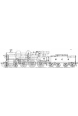 MBT Dampflokomotive NCS 71 - 74 (NS 3601 - 3604) - Bauzeichnung Maßstab 1 : 40 (29.00.617)