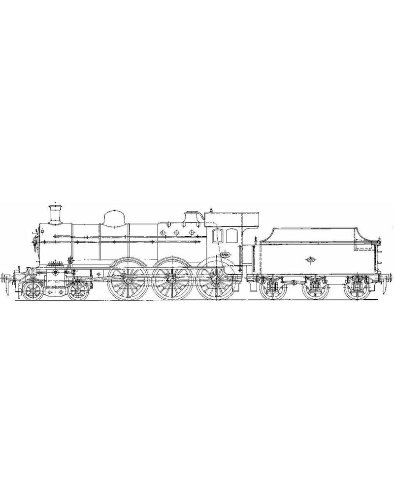MBT Dampflokomotive NS 3701 - 3815 - Bauzeichnung Maßstab 1 : 40 (29.00.618)