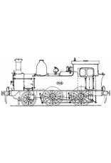 MBT Stoomlocomotief NS 7201 - 7209 - Bouwtekening Schaal 1 : 40 (29.00.622)